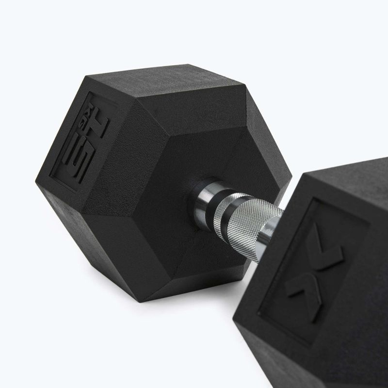 XTREXO Hex gumírozott súlyzó 15 kg HXD150 8