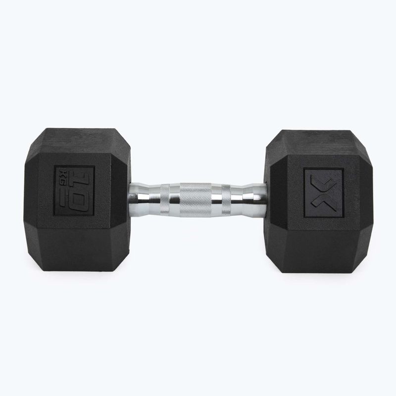 XTREXO Hex gumírozott súlyzó 10 kg HXD100 7