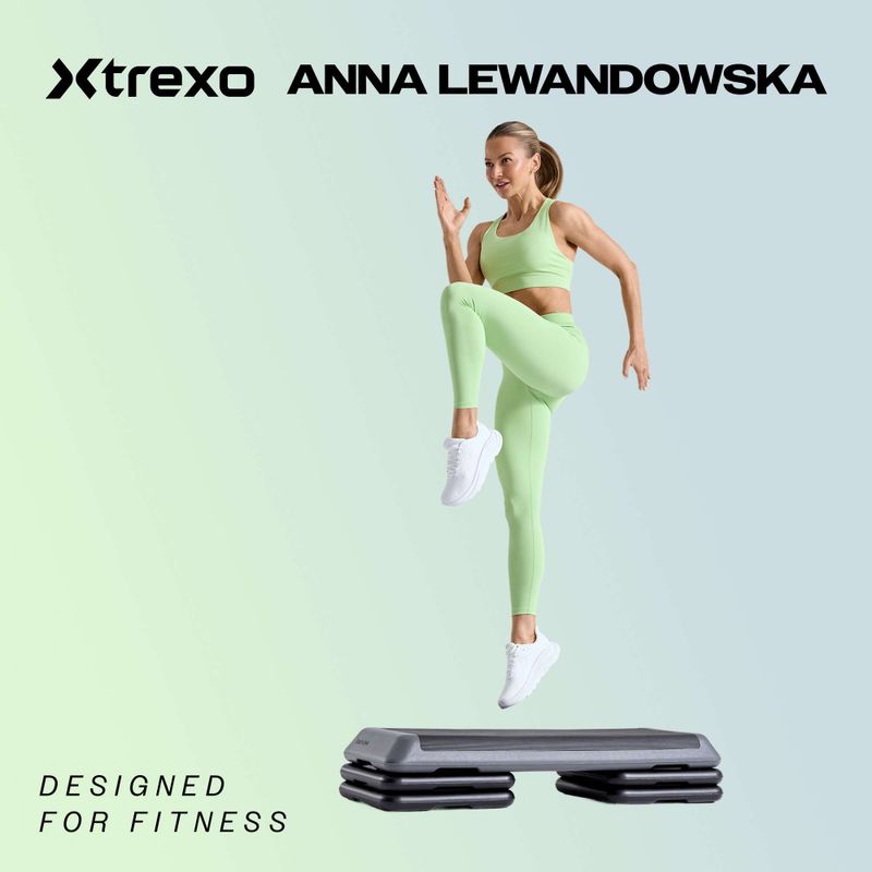 XTREXO aerobic stepper TXO-B4W009 szürke 2