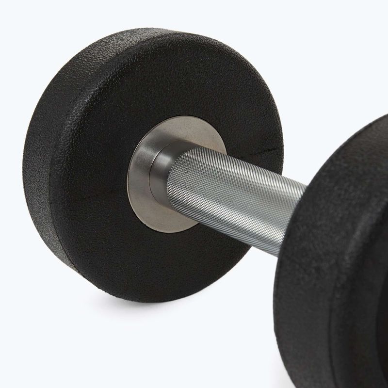 Gumírozott öntöttvas kézisúlyzó XTREXO Pro 4 kg black 8