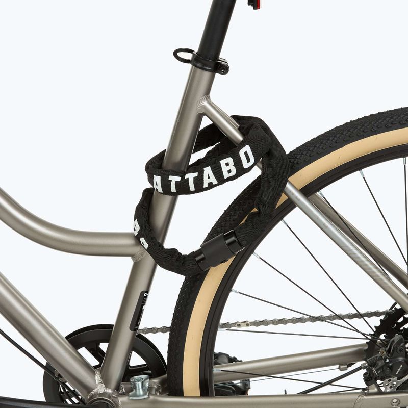 ATTABO C.100 kerékpár zár 6 mm-es lánc fekete 3