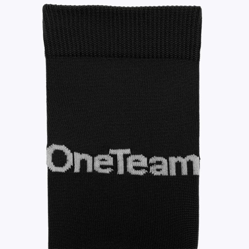 Gyerek focizokni OneTeam Precision football socks szett 2-pack fekete 3