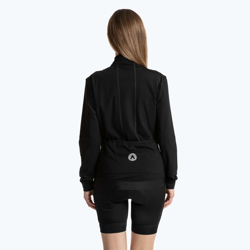 Női kerékpáros pulóver ATTABO FLEERO REF bélelt black 2