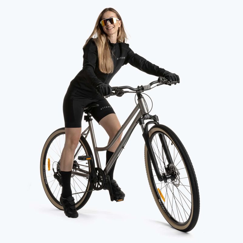 Női kerékpáros pulóver ATTABO FLEERO REF bélelt black 8
