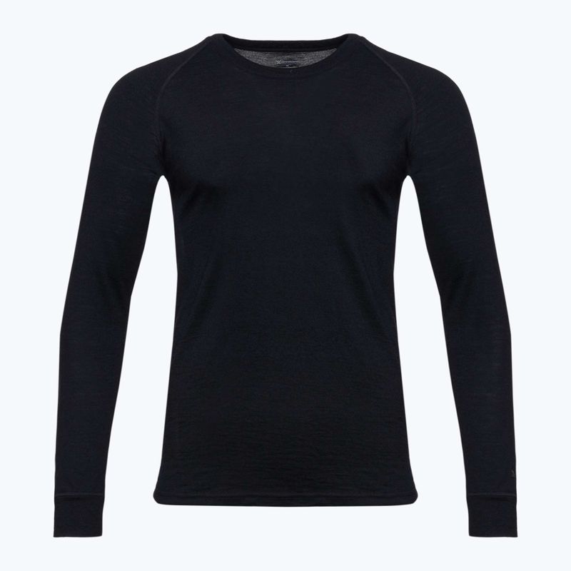 WOOLCANO Merino férfi termikus alsónemű szett SET0540 fekete 11