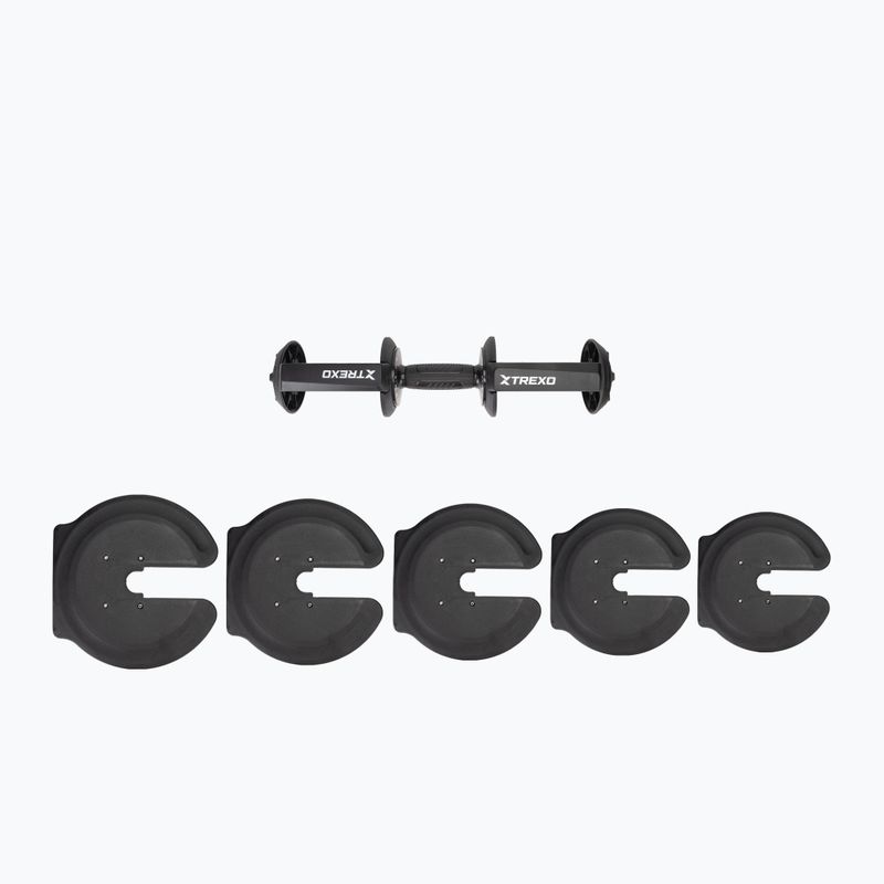 XTREXO állítható súlyzó TXO-B4W001 40 kg fekete 11
