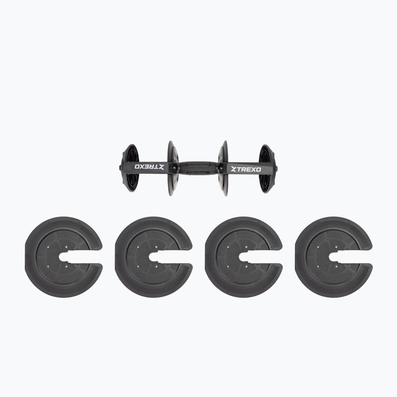 XTREXO állítható súlyzó TXO-B4W002 24 kg fekete 11