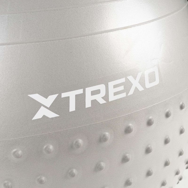 Masszírozó gimnasztikai labda XTREXO TXO-B4Z022-GY 75 cm szürke 5