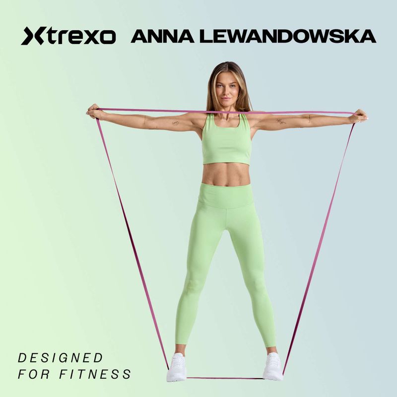 Gumiszalag XTREXO 2/5 TXO-B4Z048-PK 11-29 kg rózsaszín 2