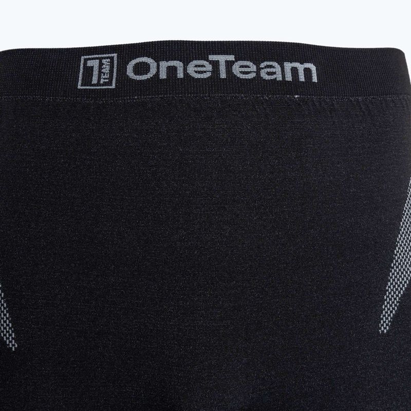 Férfi OneTeam Achill Set termikus alsónemű fekete 22