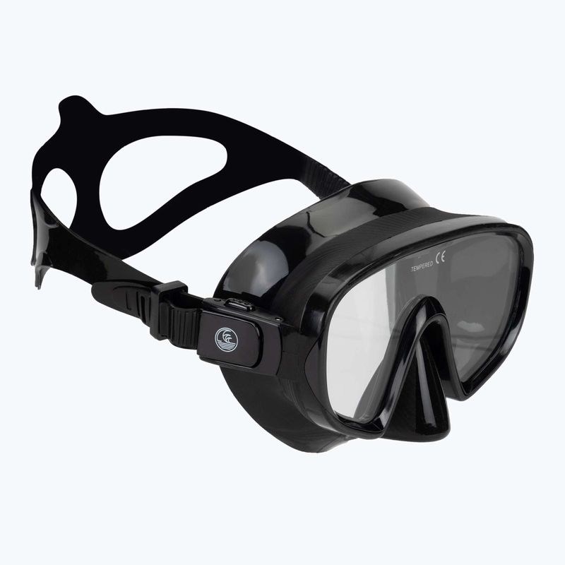 AQUASTIC Cove snorkeling szett maszk + snorkel fekete 3