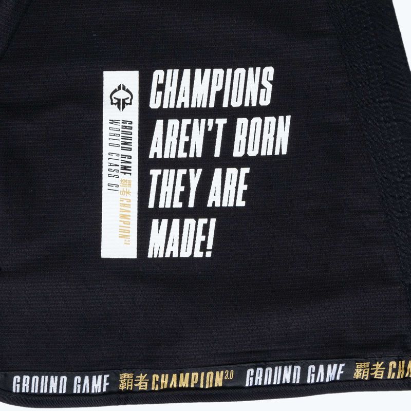 Gi brazil jiu-jitsuhoz Ground Game Champion 3.0 fekete 6