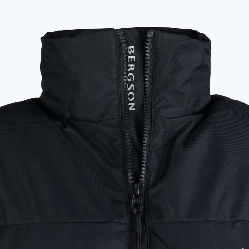 Férfi hőszigetelt kabát BERGSON Snowy Wolf Micro-Therm fekete 5