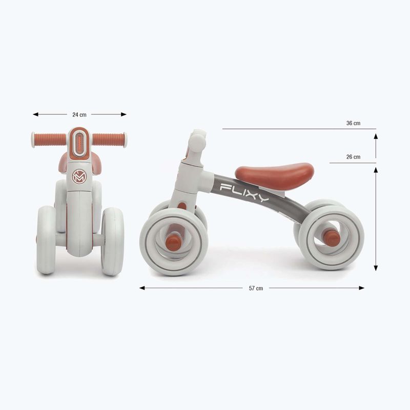 Futóbicikli Milly Mally Flixy grey 2