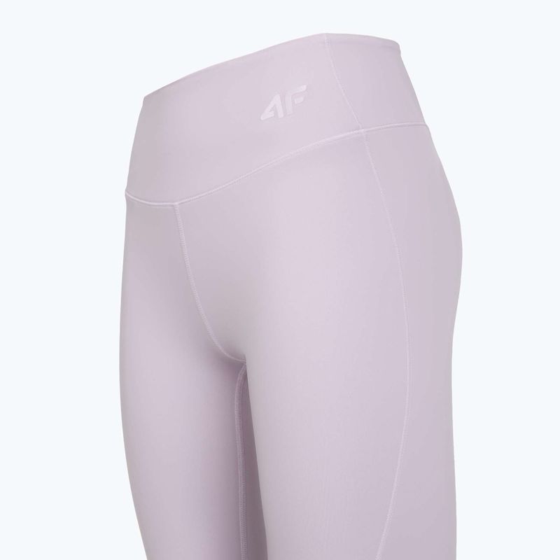 Női edző leggings 4F Solar Punk FNK F404 light violet 3