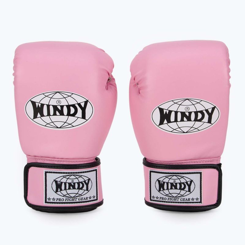 WINDY Classic Szintetikus bőr rózsaszín bokszkesztyű 2