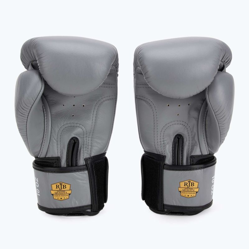 RAJA BOXING Single Standard valódi bőr szürke bokszkesztyű 3