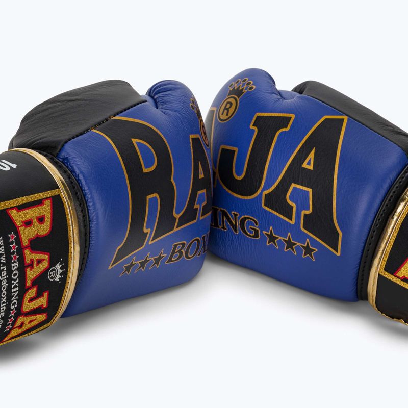 RAJA BOXING Origin Standard valódi bőr kék boxkesztyű 7