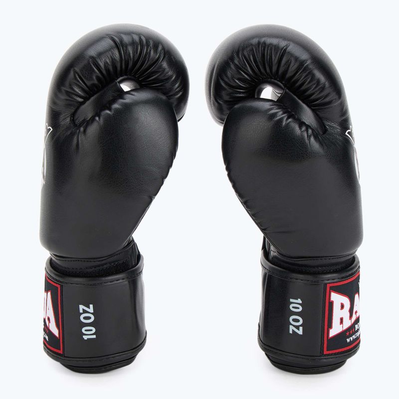 RAJA BOXING Single Semi bőr bokszkesztyű fekete 4