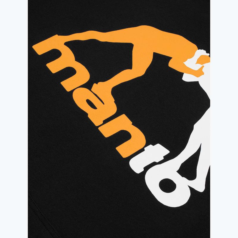 Férfi pulóver MANTO Logo Hoody fekete 3