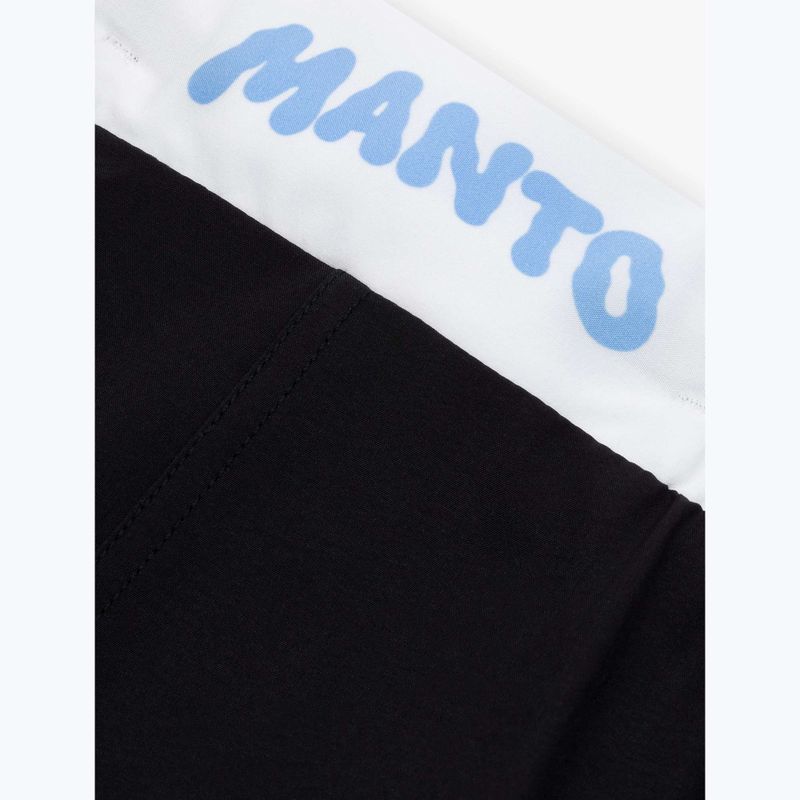 Férfi edzőshort MANTO Dove fekete 7