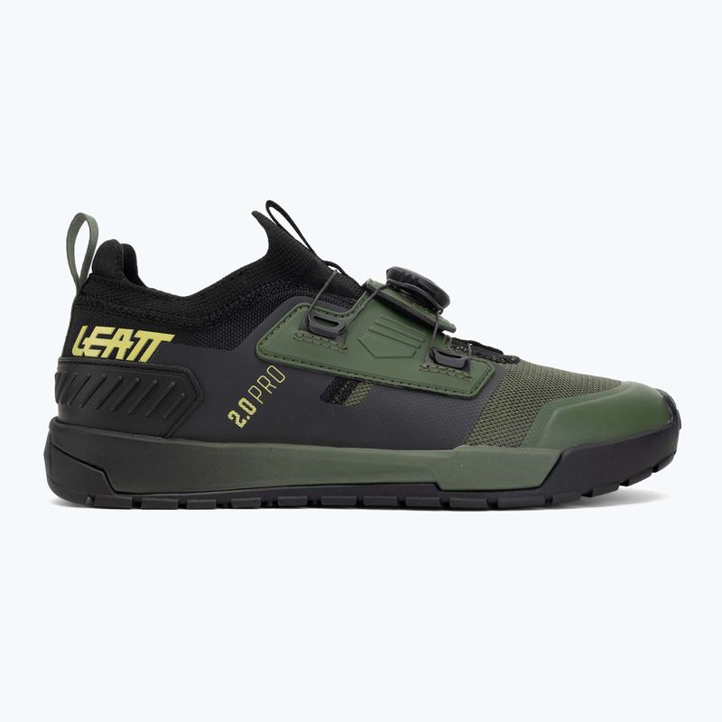 Leatt férfi platform kerékpáros cipő ProFlat 2.0 spinach 2