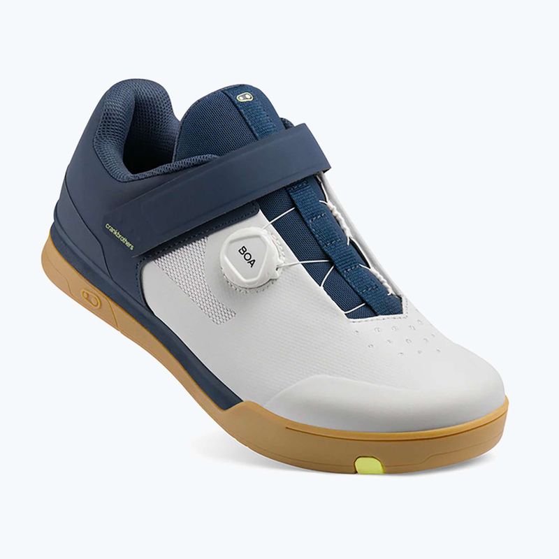 Kerékpáros cipő MTB Crankbrothers Mallet BOA navy grey/gum outsole 10
