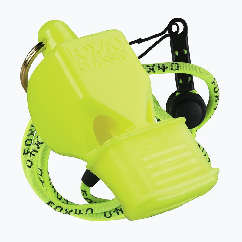 Síp zsinórral Fox 40 Classic CMG Safety Neon Sárga 9603