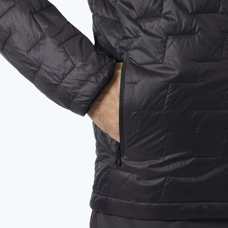 Férfi Helly Hansen Lifaloft Hooded Insulator hibrid dzseki fekete matt 4