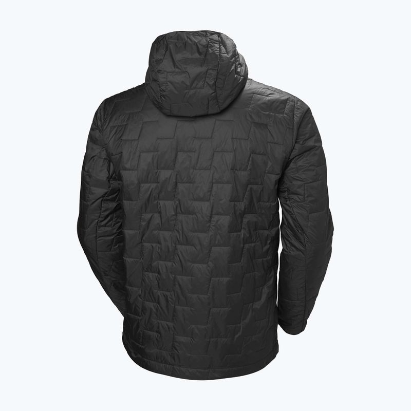 Férfi Helly Hansen Lifaloft Hooded Insulator hibrid dzseki fekete matt 6