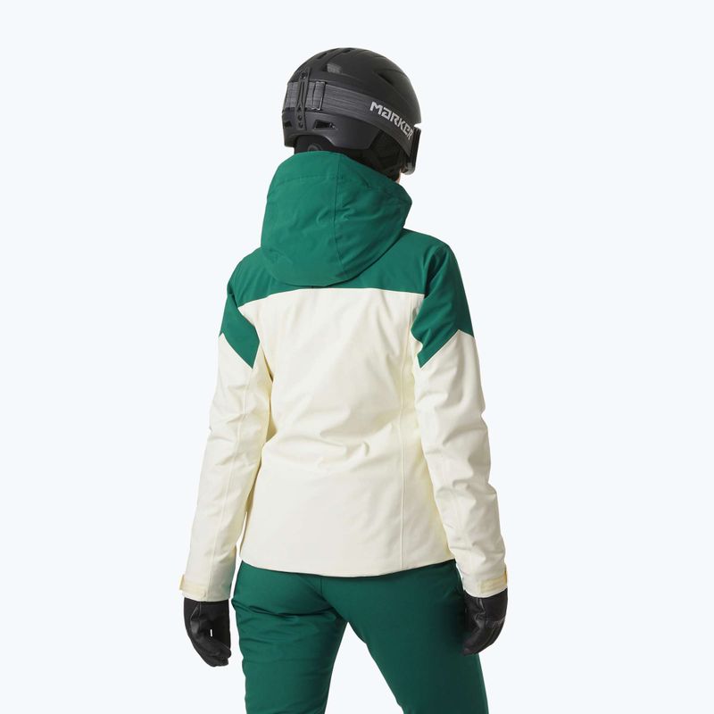 Női sí dzseki Helly Hansen Alphelia smaragd hó 2