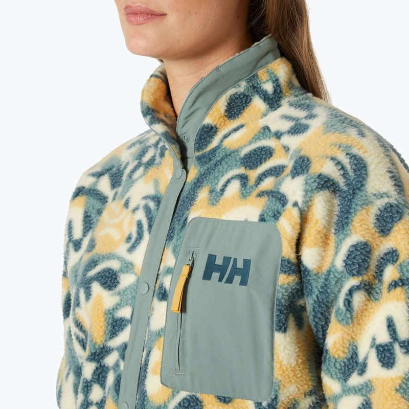 Női pulóver Helly Hansen Imperial Printed Pile Snap sand bruce aop 3