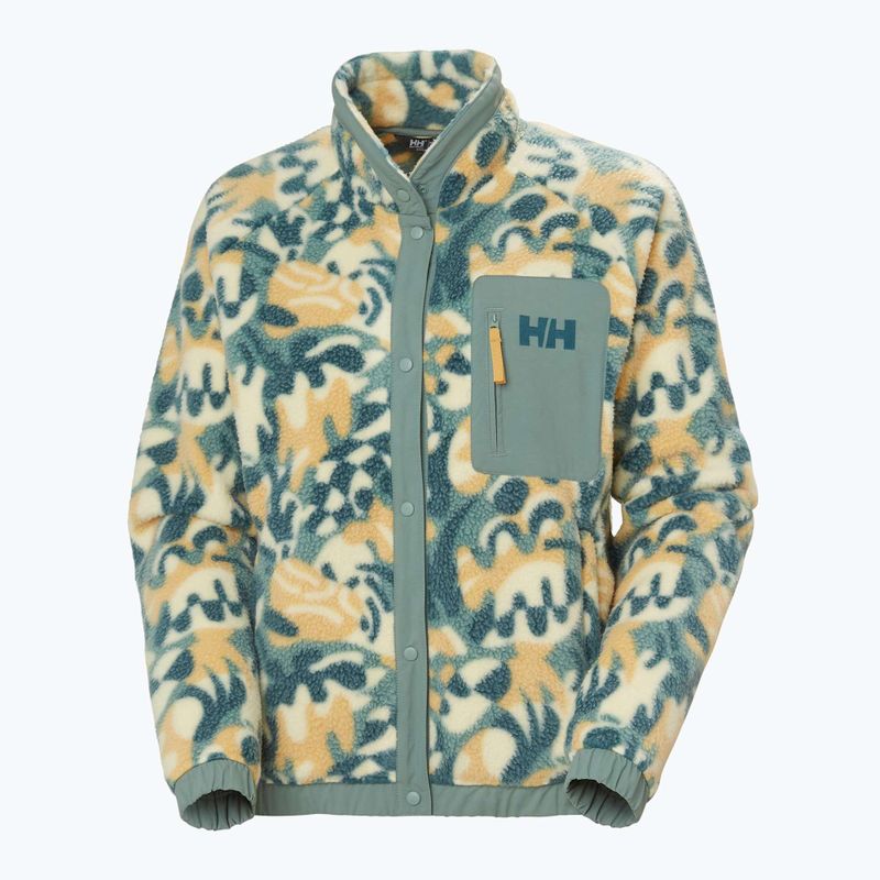 Női pulóver Helly Hansen Imperial Printed Pile Snap sand bruce aop 5