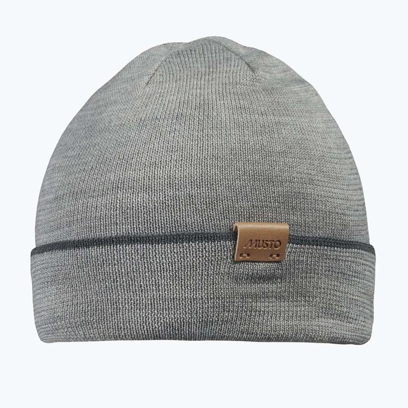 Garnitúra Sapka + Sál  Musto Tipped Beanie & Scarf Gift Set grey/ melange 2