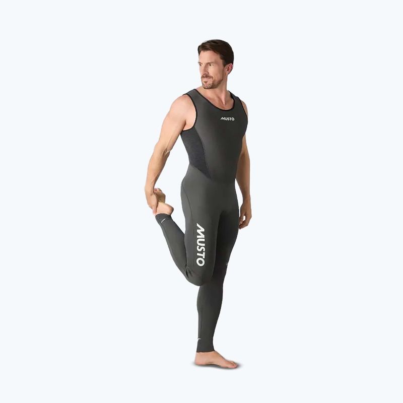Férfi úszóruha Musto Flexlite Dynamic 2 mm Long John dark grey 8
