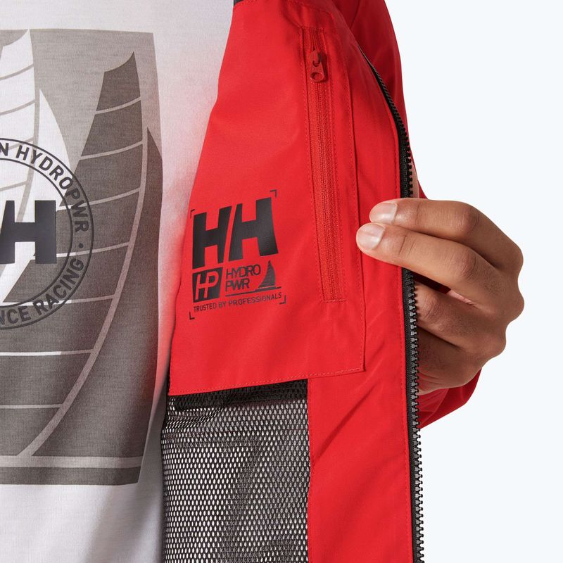 Férfi vitorlás dzseki Helly Hansen Hp Racing Hooded 2.0 alert piros 5