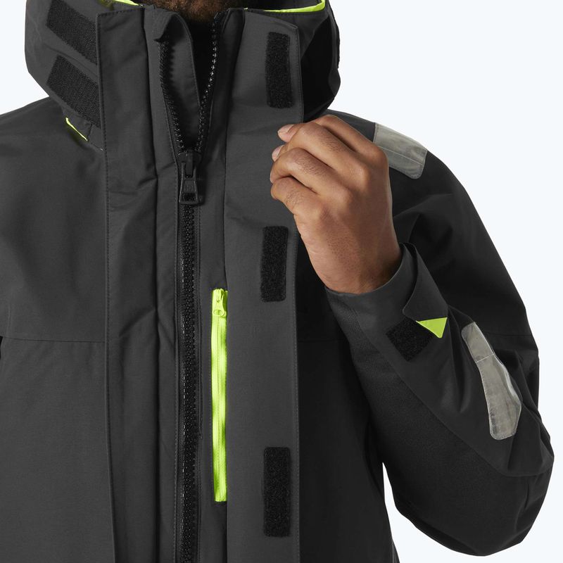 Helly Hansen Skagen Offshore férfi esőkabát ébenfekete színű 5