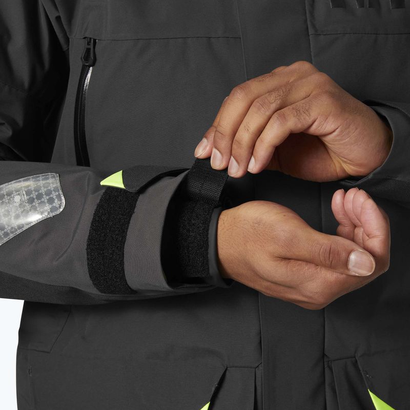 Helly Hansen Skagen Offshore férfi esőkabát ébenfekete színű 6