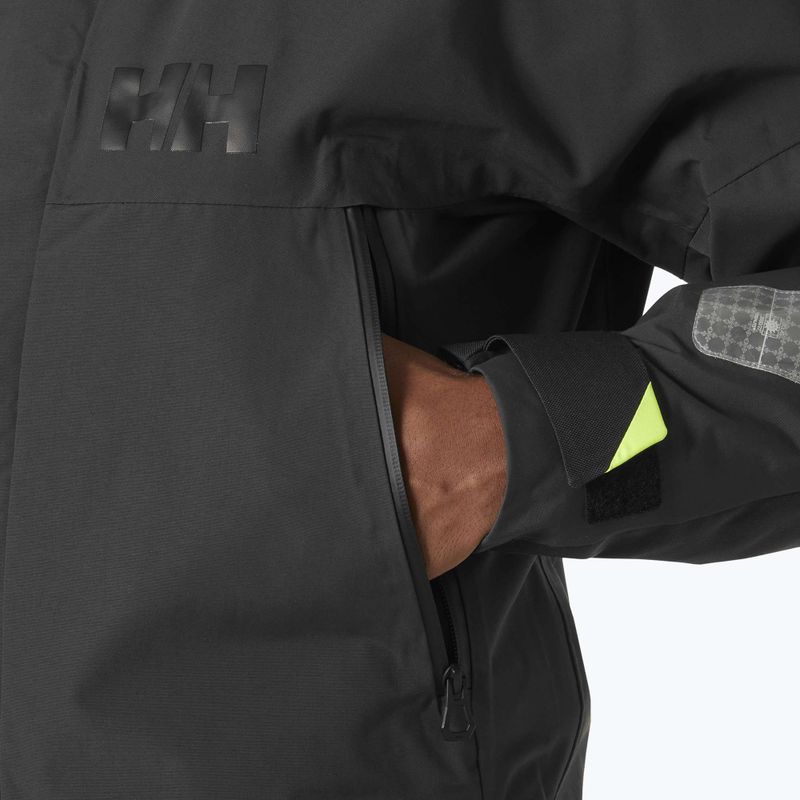 Helly Hansen Skagen Offshore férfi esőkabát ébenfekete színű 7