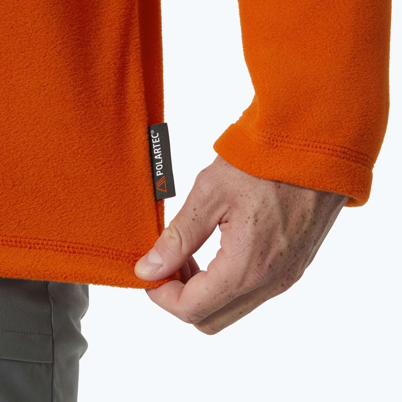 Helly Hansen női Daybreaker 1/2 zip-es patrol pulóver narancssárga színben 4