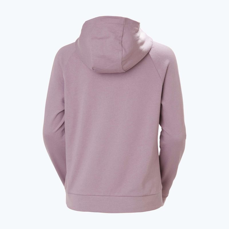Női Helly Hansen Core Graphic kapucnis pulóver lila agyag 5