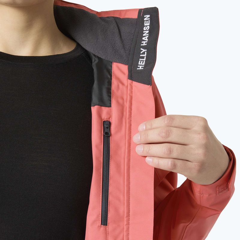 Női vitorlásdzseki Helly Hansen Crew Hooded 2.0 sunset pink 5
