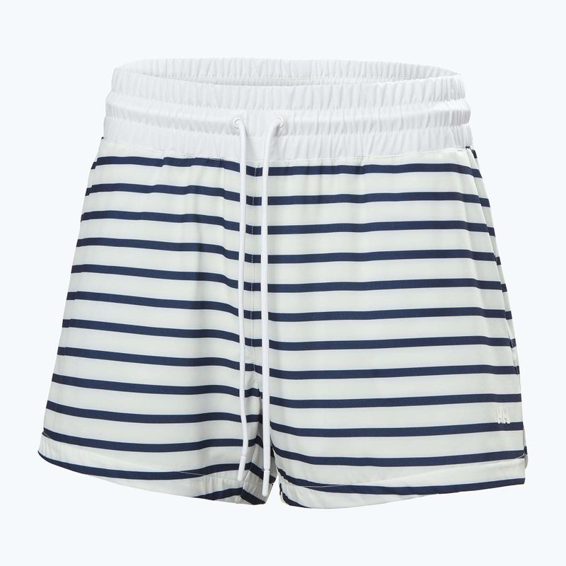 Női vitorlás rövidnadrág Helly Hansen Thalia 4" white navy stripe 5