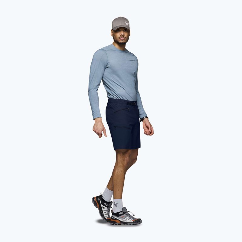 Férfi trekking rövidnadrág NORRONA Falketind Flex 1 Light indigo night 4