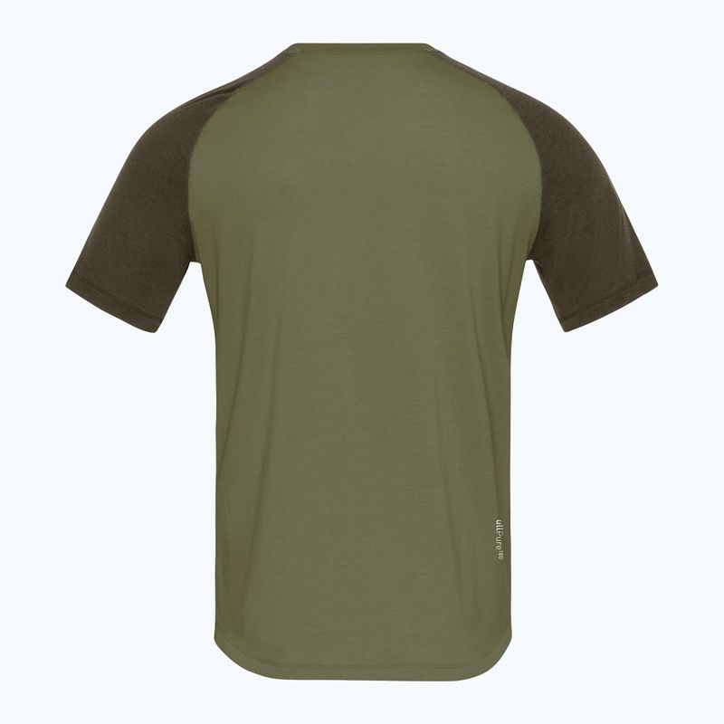 Férfi túrapóló NORRONA Femund PureUll loden green 6