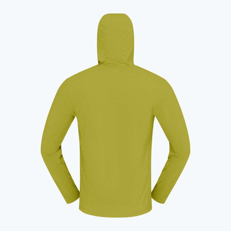 Férfi trekking pulóver NORRONA Femund Tech Hood golden lime 7