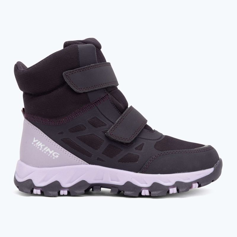 Viking Footwear Track Warm Waterproof 2V aubergine gyermek csizma 2