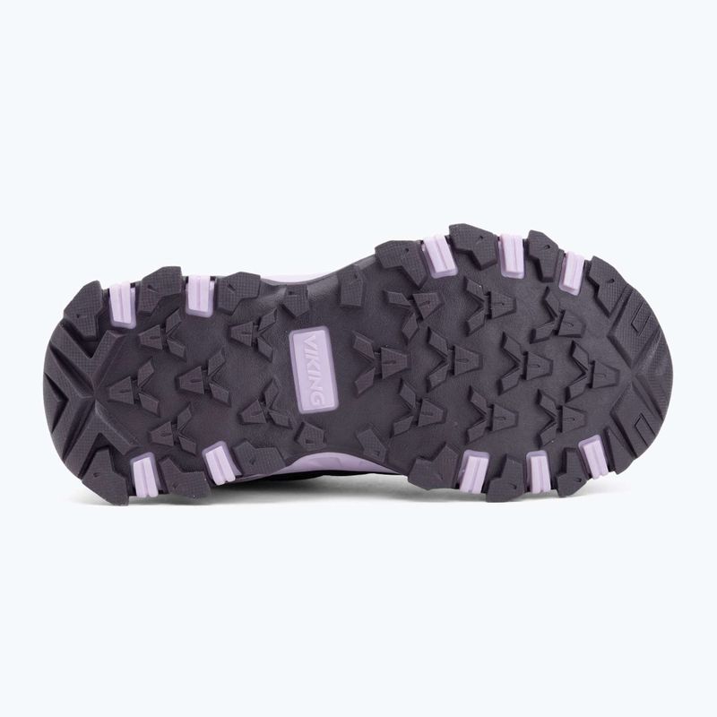 Viking Footwear Track Warm Waterproof 2V aubergine gyermek csizma 4