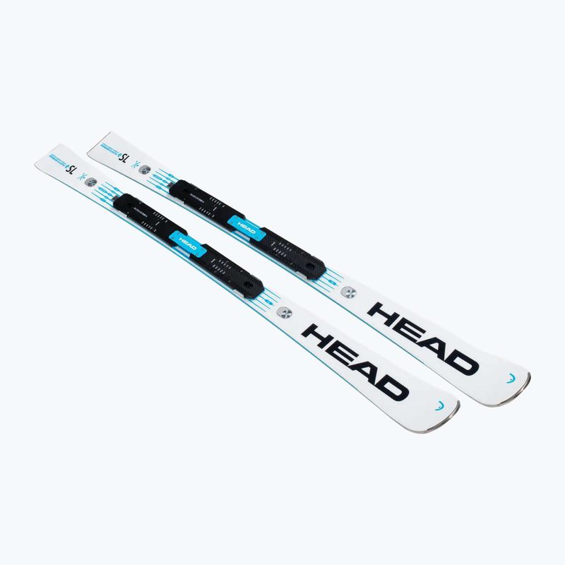 Alpesi sílécek HEAD WC Rebels e-SL RP EVO 14 + kötések Freeflex 14 GW white/blue 2