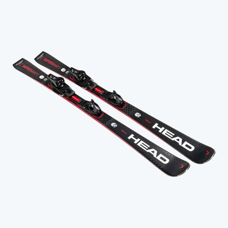 Alpesi síléc HEAD Supershape e-Rally SW BB-PR + PRD 12 GW black/red 2